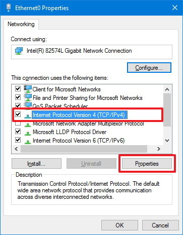 Windows 10'da DNS Sunucularını Değiştirme